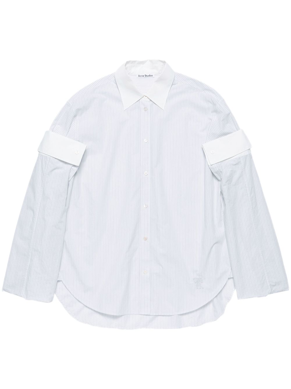 Acne Studios button-up layered shirt - 白色