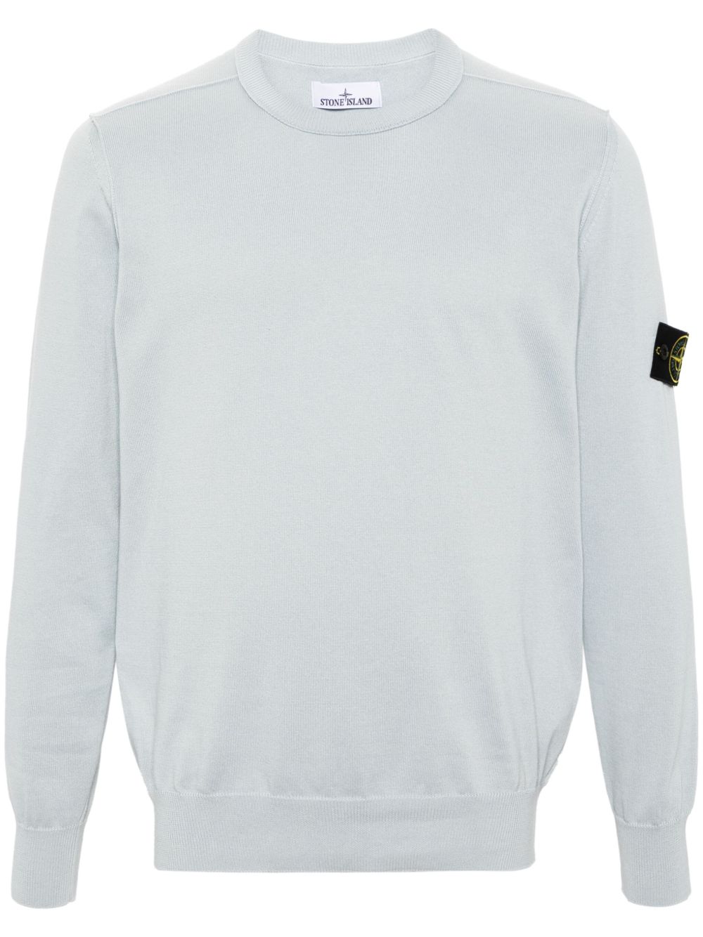 Stone Island 罗盘徽章棉毛衣 - 蓝色