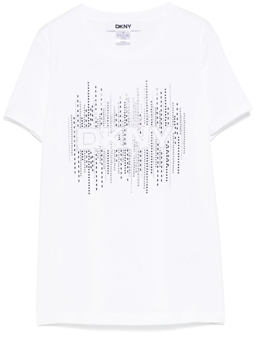 DKNY logo缀饰T恤 - 白色