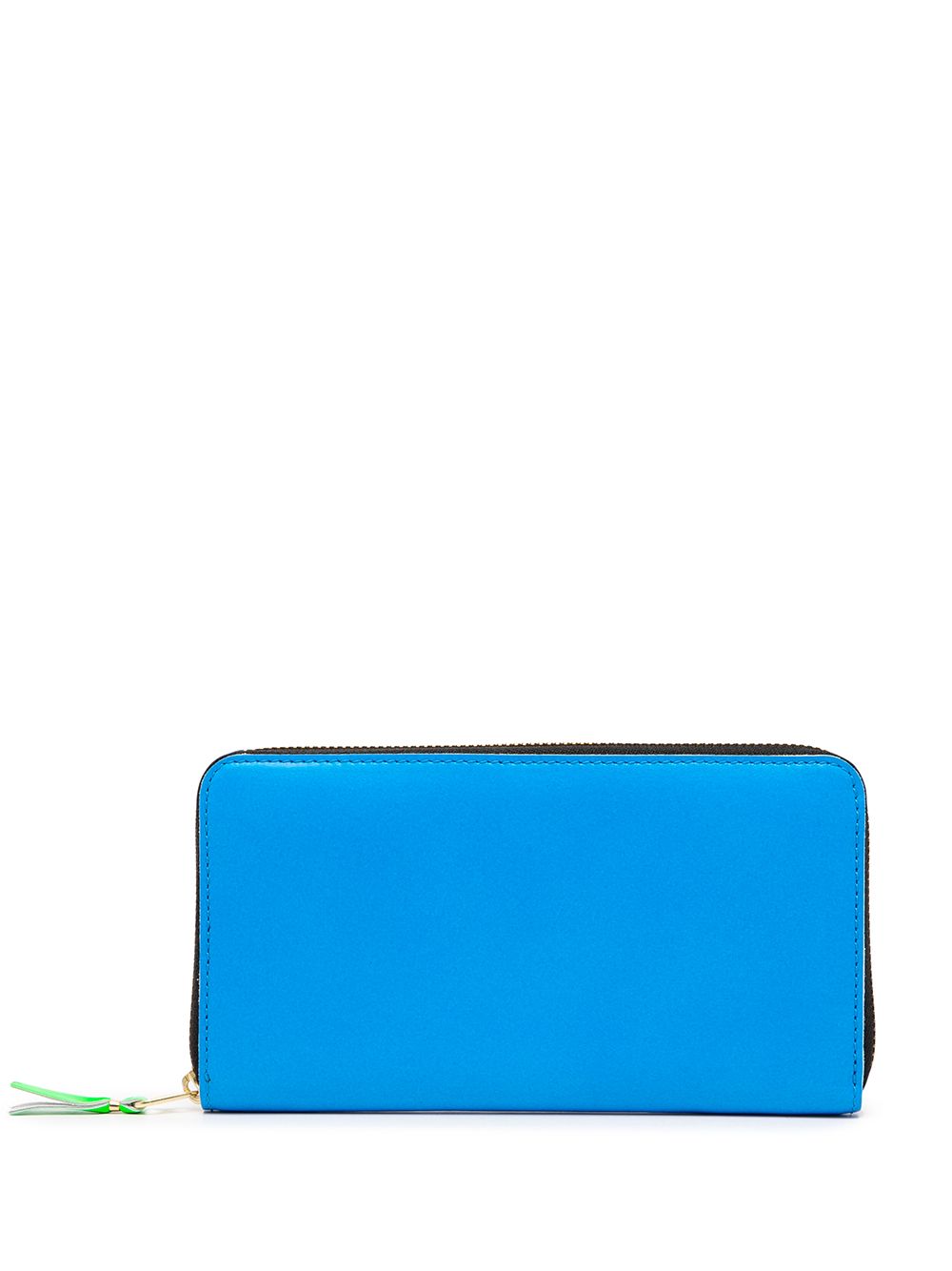 Comme Des Garçons Wallet logo压纹拉链钱包 - 黑色