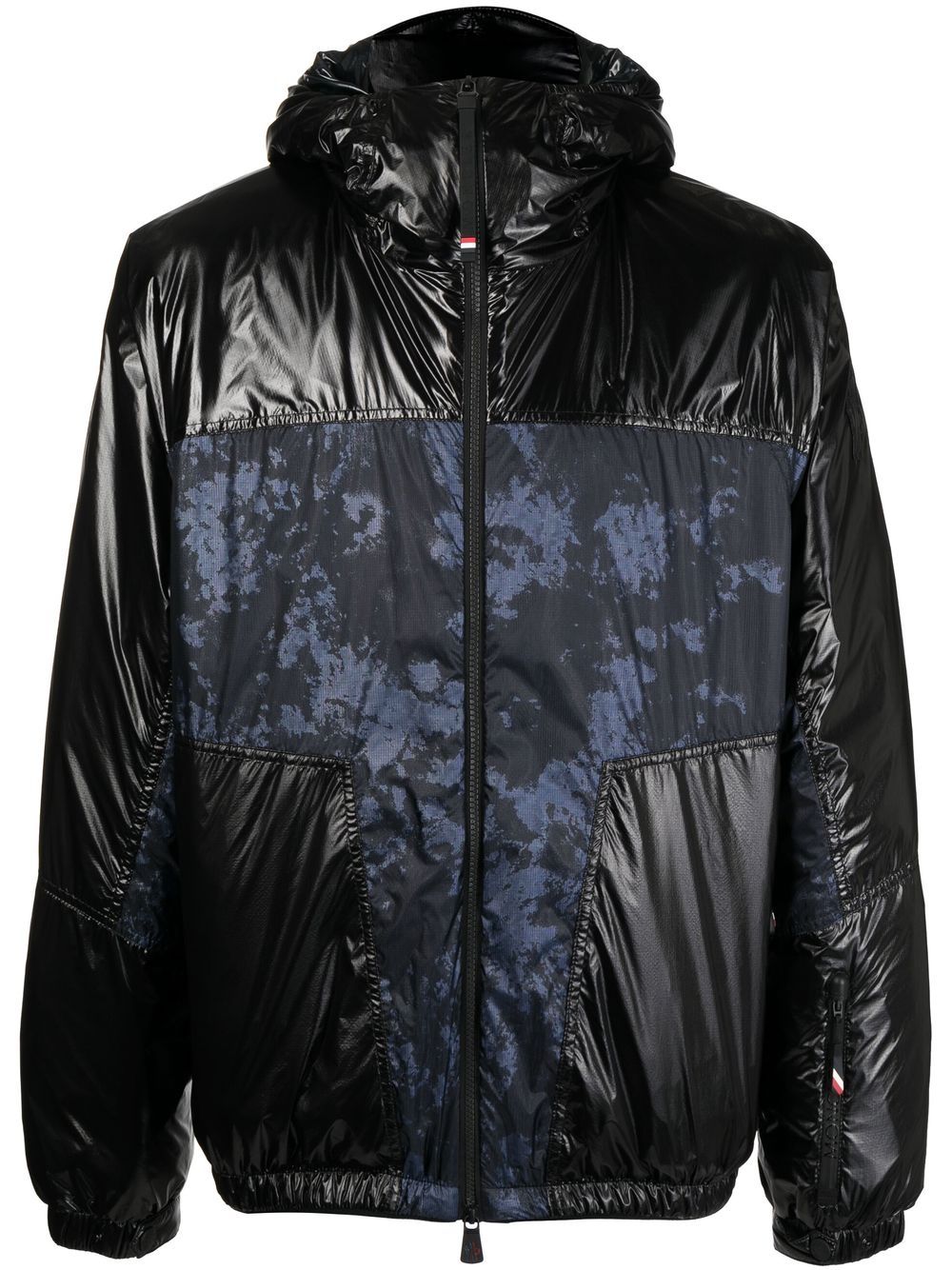Moncler Grenoble 盟可睐·格勒诺布尔 拼接设计连帽蓬松夹克 - 黑色