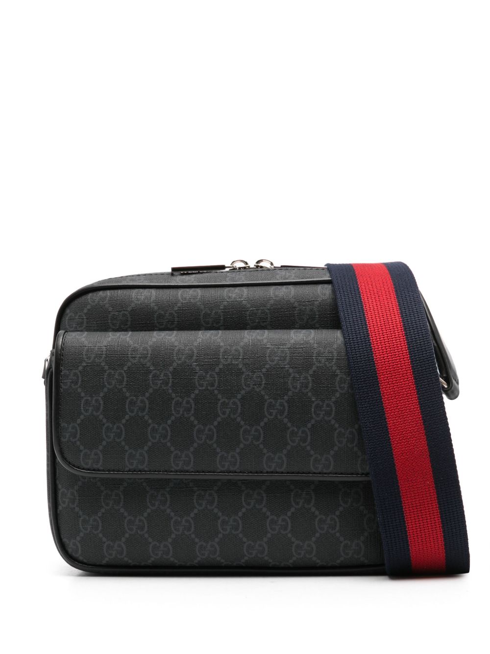 Gucci GG 小号斜挎包 - 灰色
