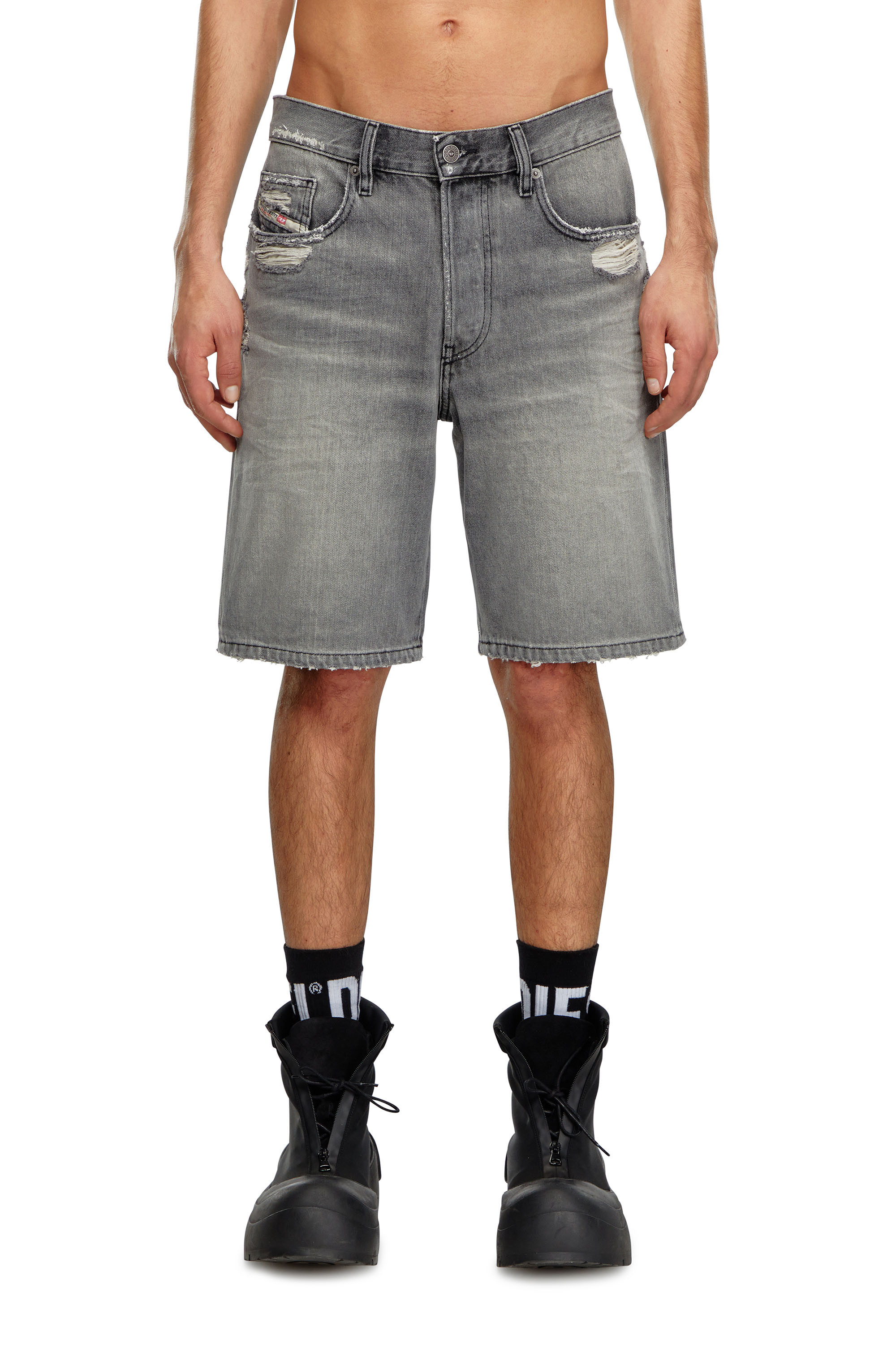 Diesel - Denim shorts - Shorts - Man - Grey