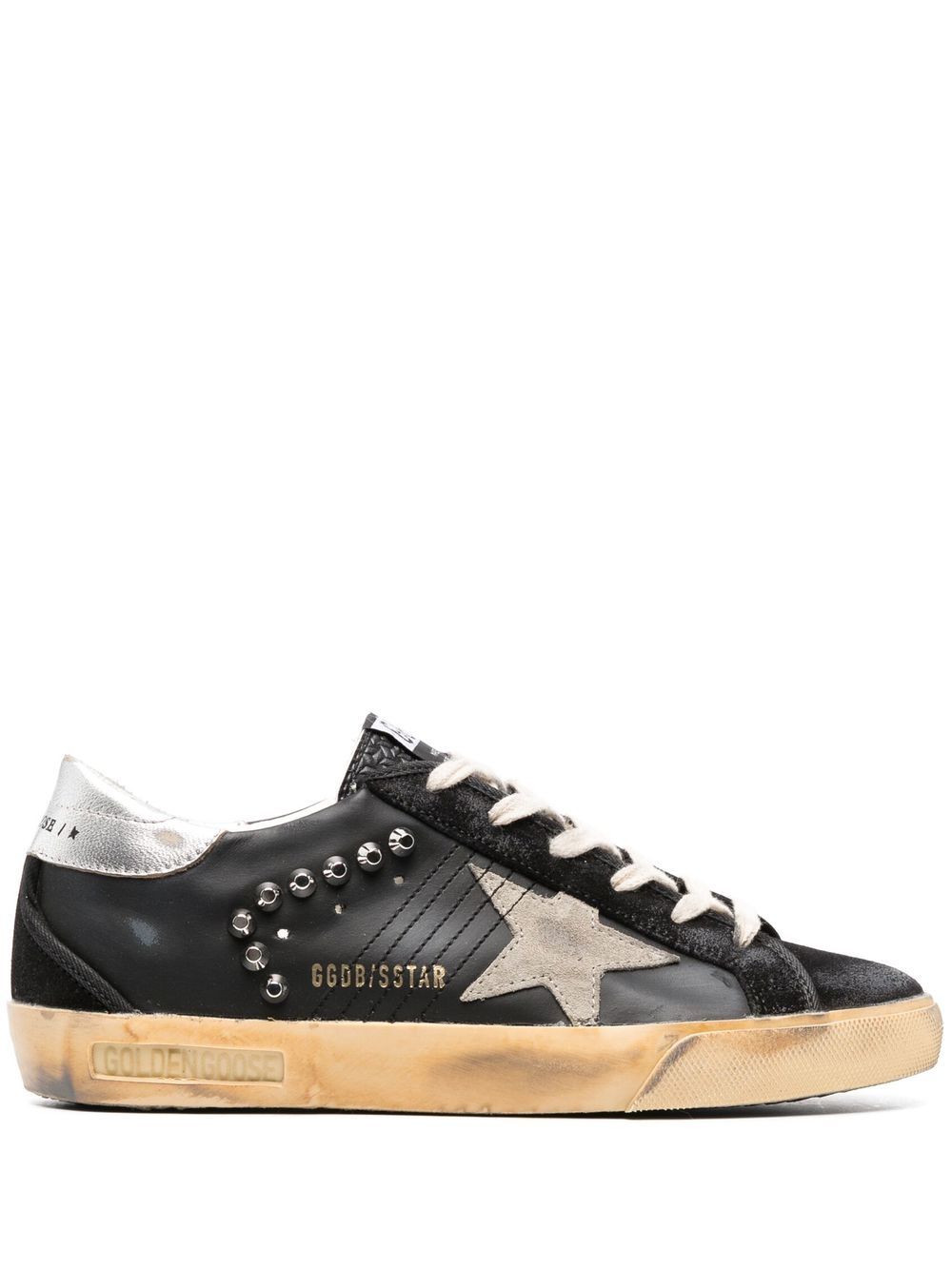Golden Goose Super-Star 低帮运动鞋 - 黑色