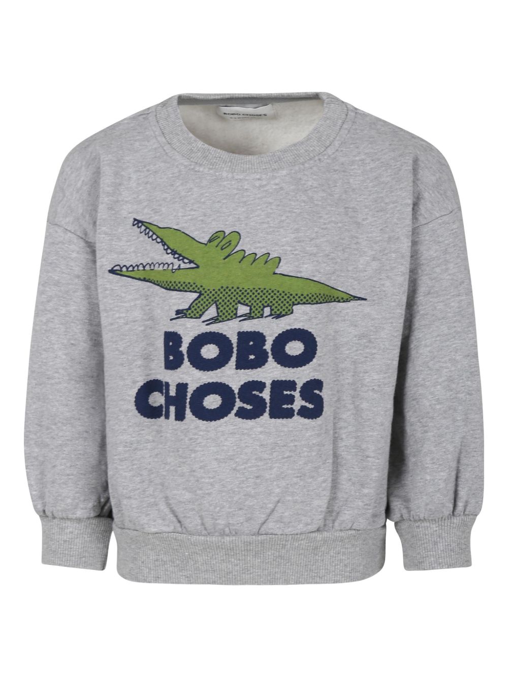 Bobo Choses 图案印花卫衣 - 灰色