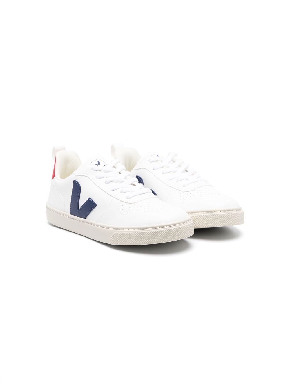 VEJA Kids Campo 低帮运动鞋 - 白色