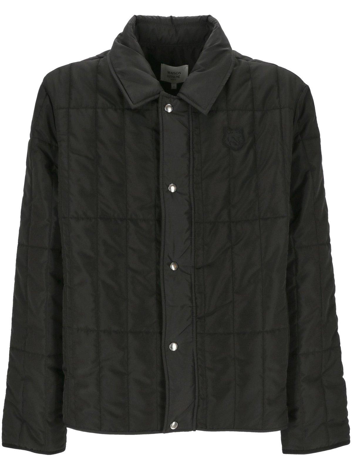 Maison Kitsuné 狐狸贴布绗缝短款夹克
