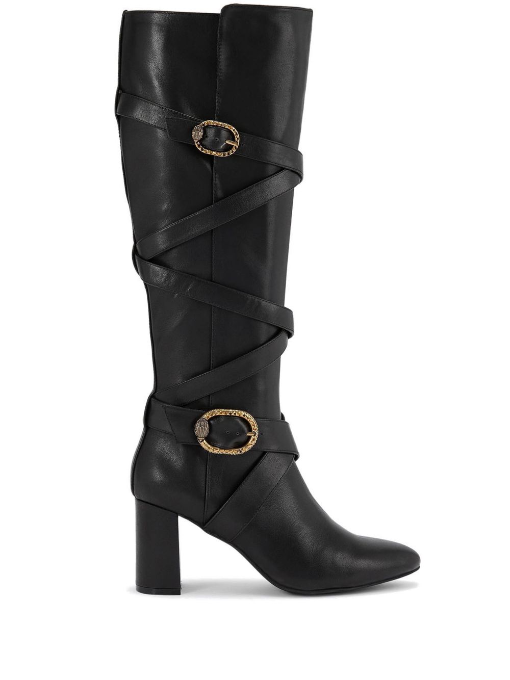 Kurt Geiger London Mayfair Strappy 高跟靴（8厘米） - 黑色