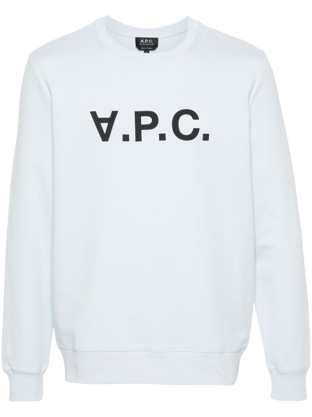 A.P.C. VPC 植绒logo卫衣 - 蓝色