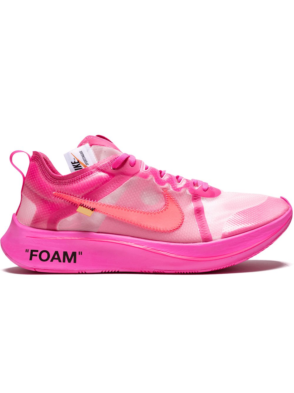 Nike X Off-White Nike x Off-White Zoom Fly运动鞋 - 粉色