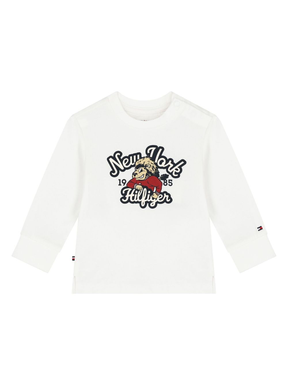 Tommy Hilfiger Junior Younger Boys logo上衣 - 白色