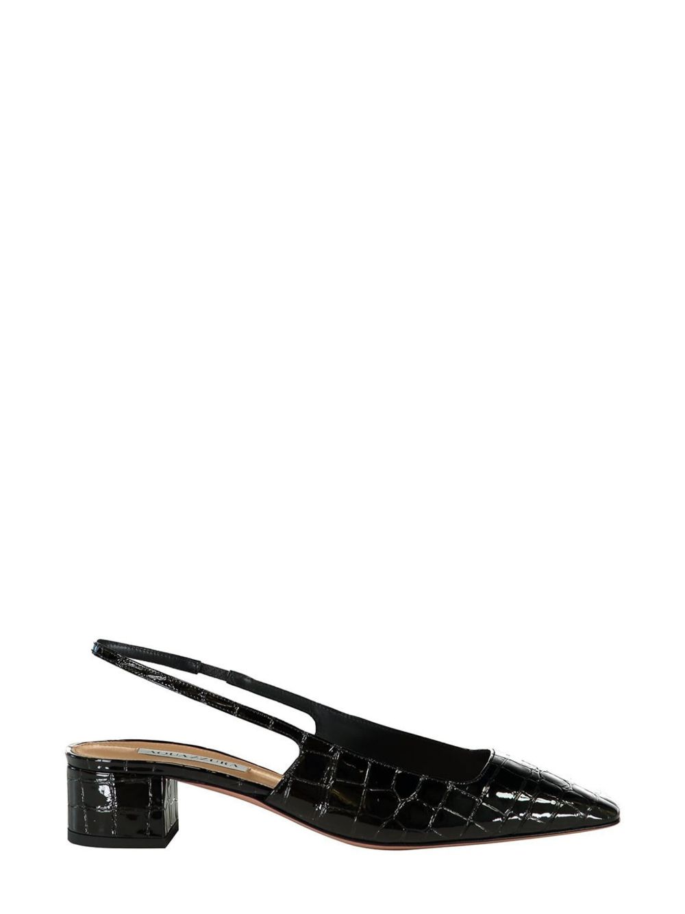 Aquazzura Ginza 裹踝低跟鞋（3.5厘米） - 黑色