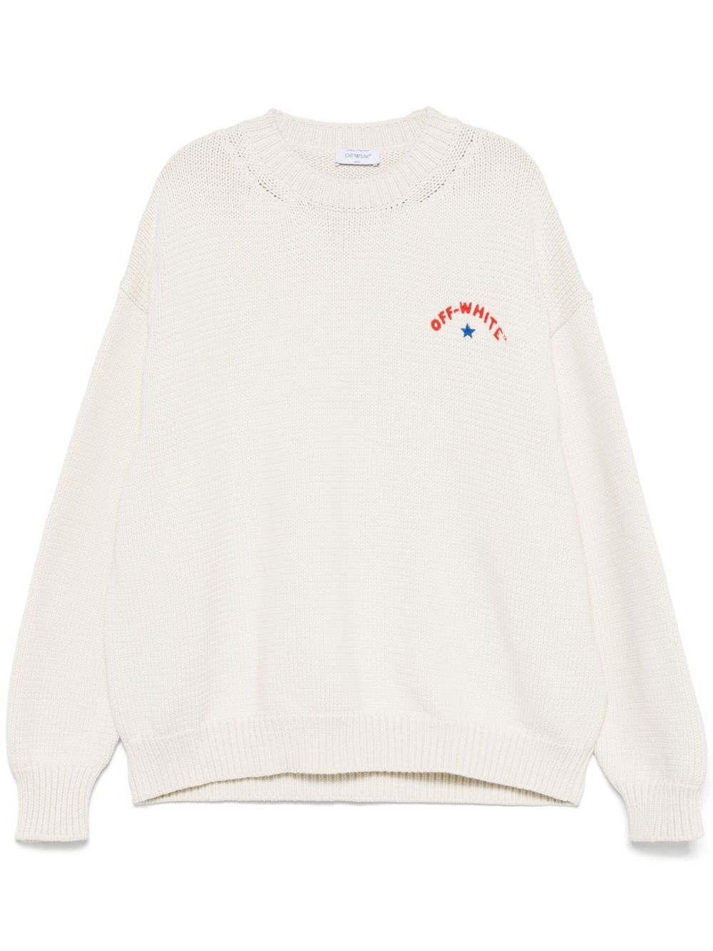 Off-White Star Arrow 毛衣 - 白色