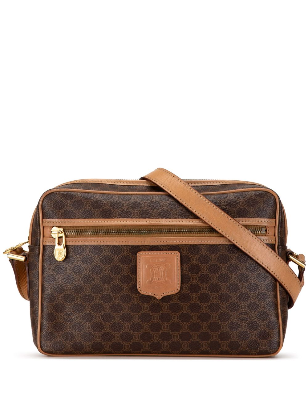 Céline Pre-Owned Macadam 斜挎包（2000-2010年典藏款） - 褐色