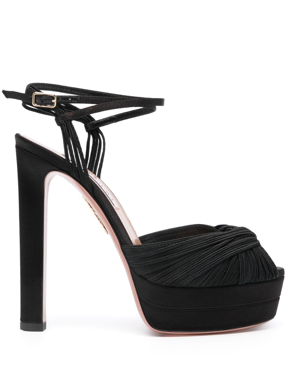 Aquazzura Bellini Beauty Plateau 高跟凉鞋 - 黑色