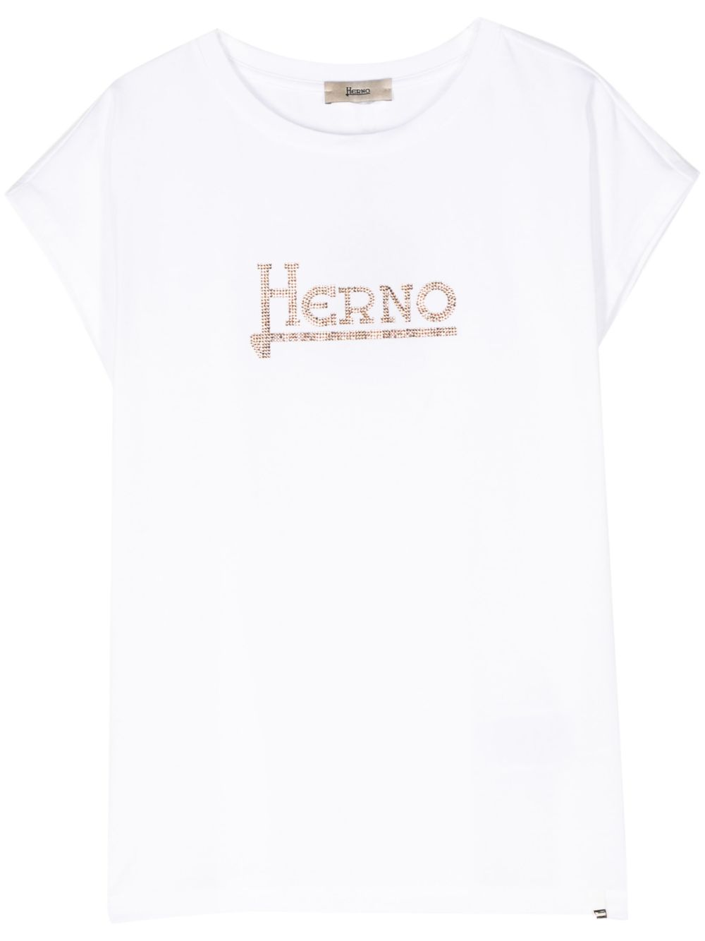 Herno logo铆钉T恤 - 白色