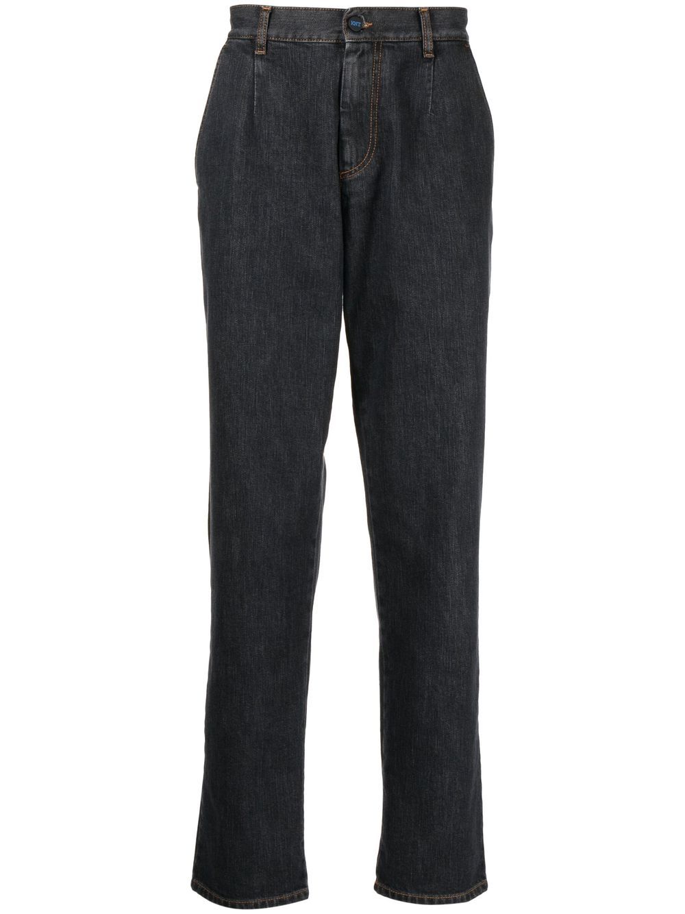 Kiton 四口袋锥形牛仔裤 - 蓝色