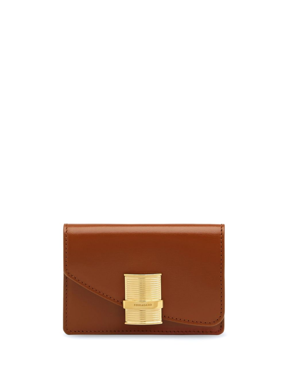 Ferragamo Fiamma 小号钱包 - 褐色