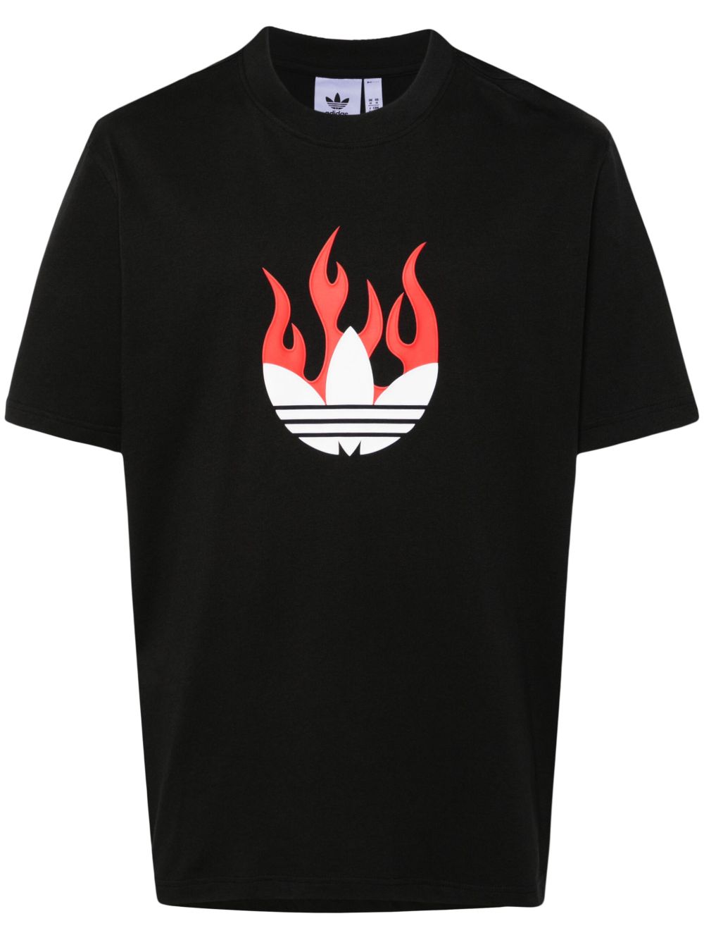 adidas Flames 棉T恤 - 黑色