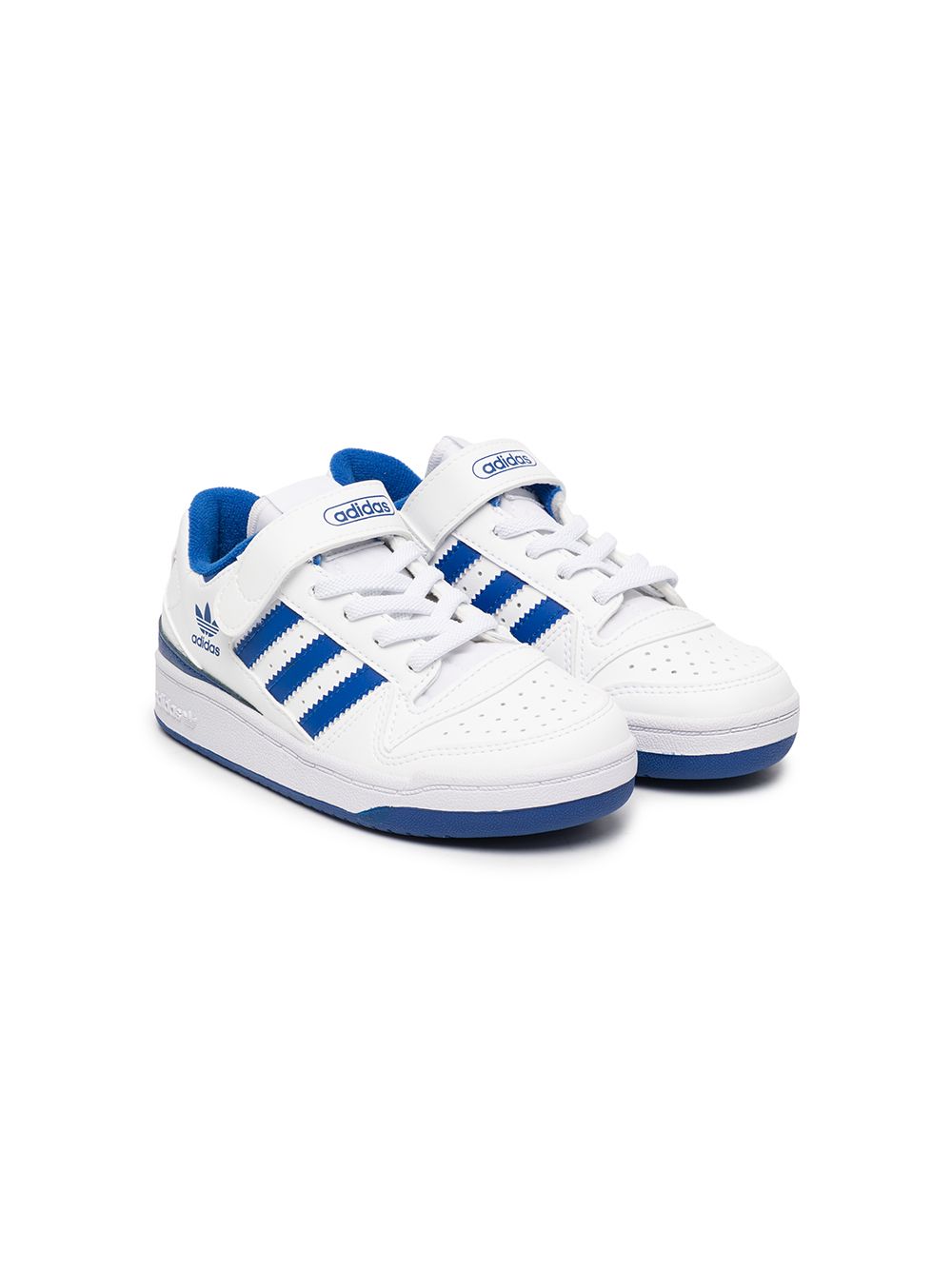 adidas Kids Forum 低帮板鞋 - 蓝色