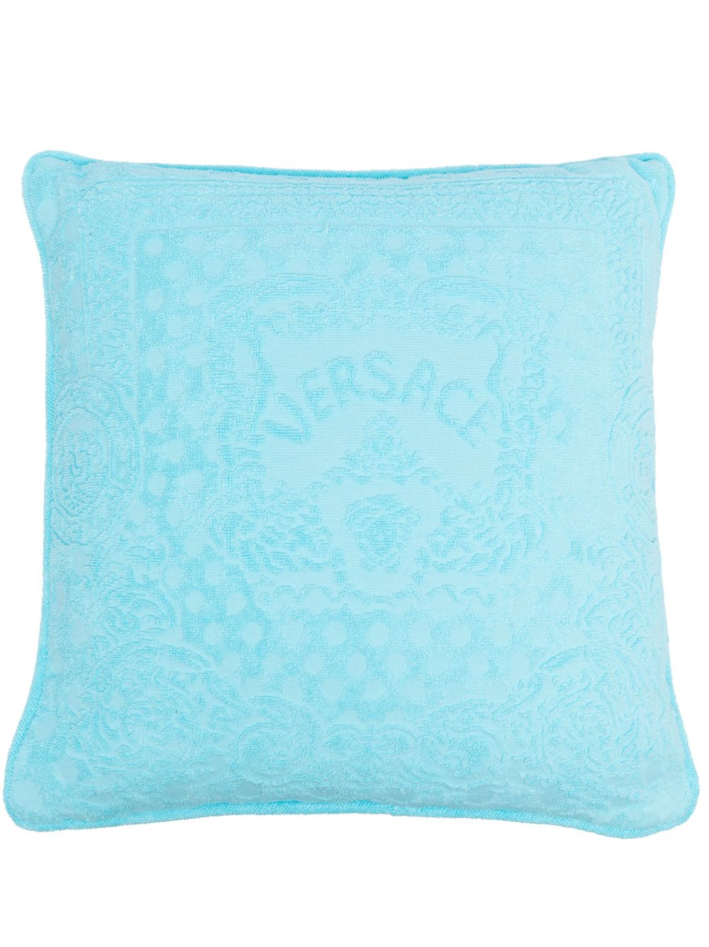 Versace Seashell Baroque 双面抱枕 - 蓝色