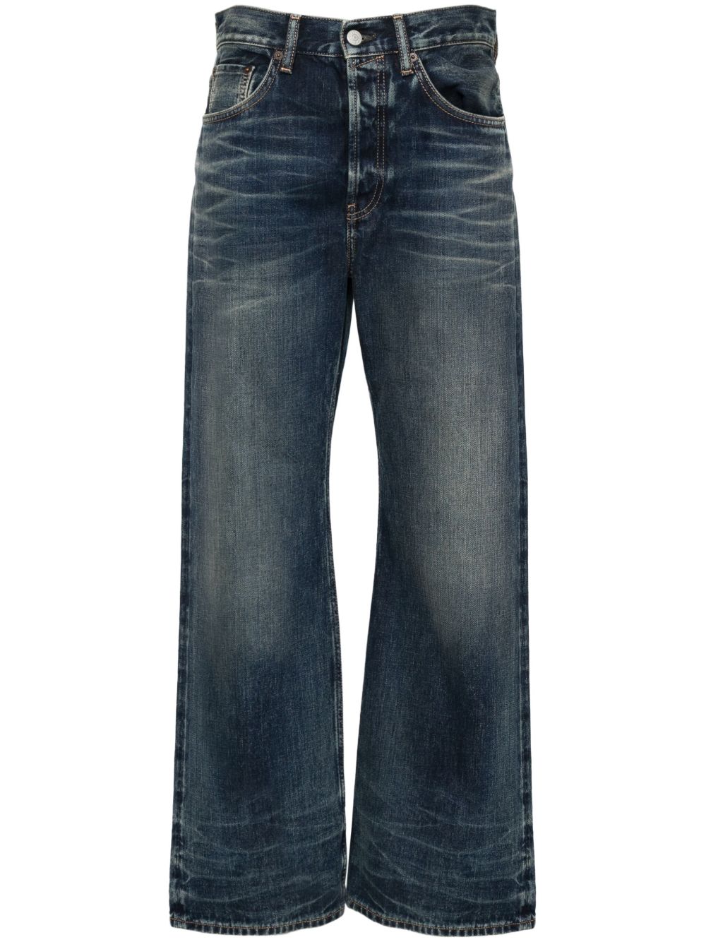 Acne Studios 阔腿牛仔裤 - 蓝色