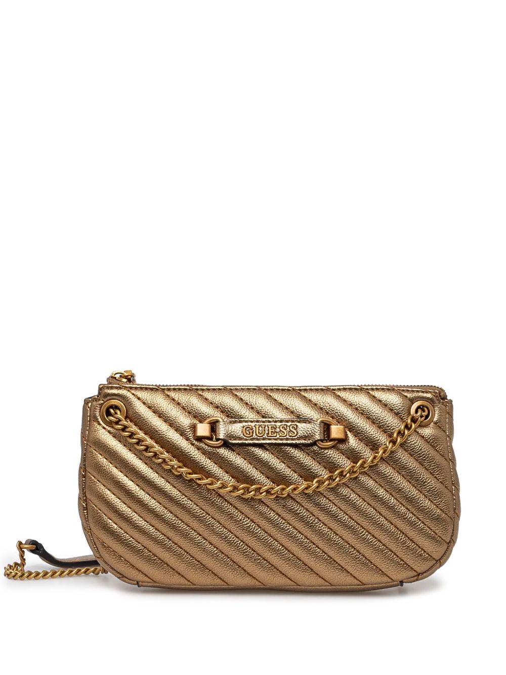 GUESS USA 金属感斜挎包 - 中性色