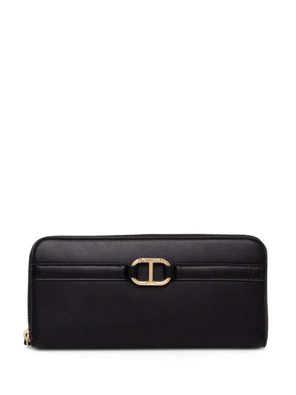 TWINSET zipped wallet - 黑色