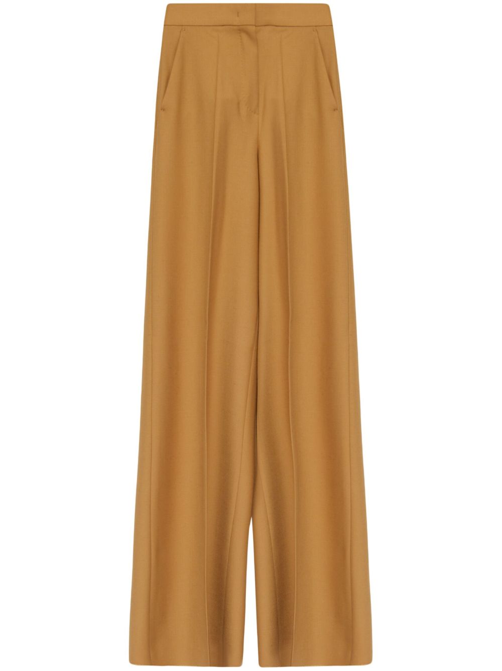 Max Mara Senna 高腰长裤 - 褐色
