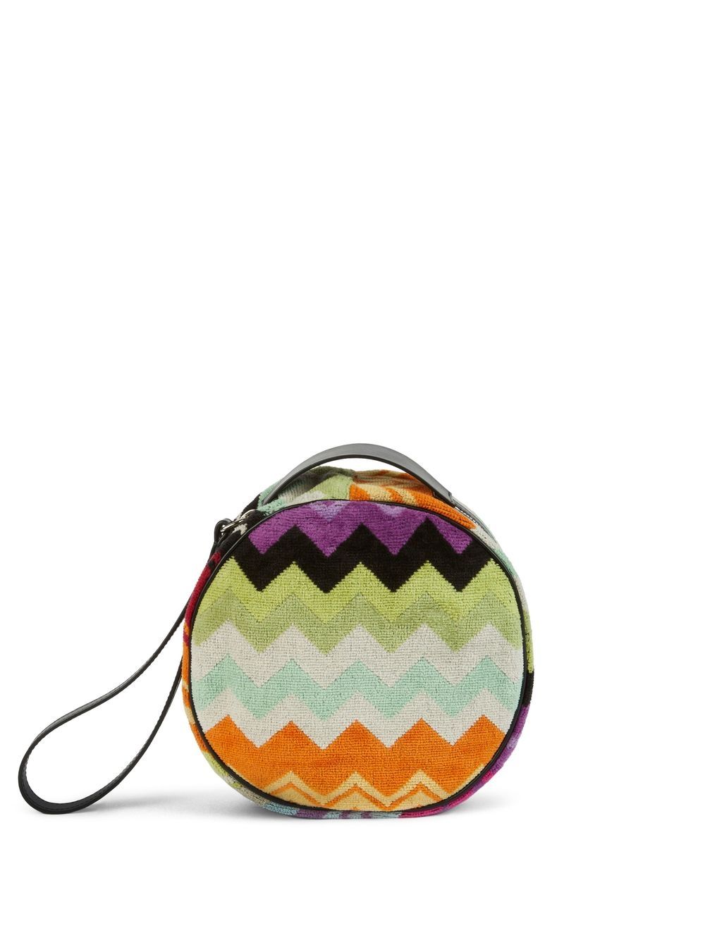 Missoni Home Z字形图案零钱包 - 橘色