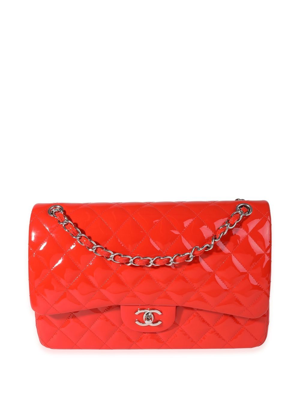 CHANEL Pre-Owned Jumbo Double Flap 单肩包 - 红色