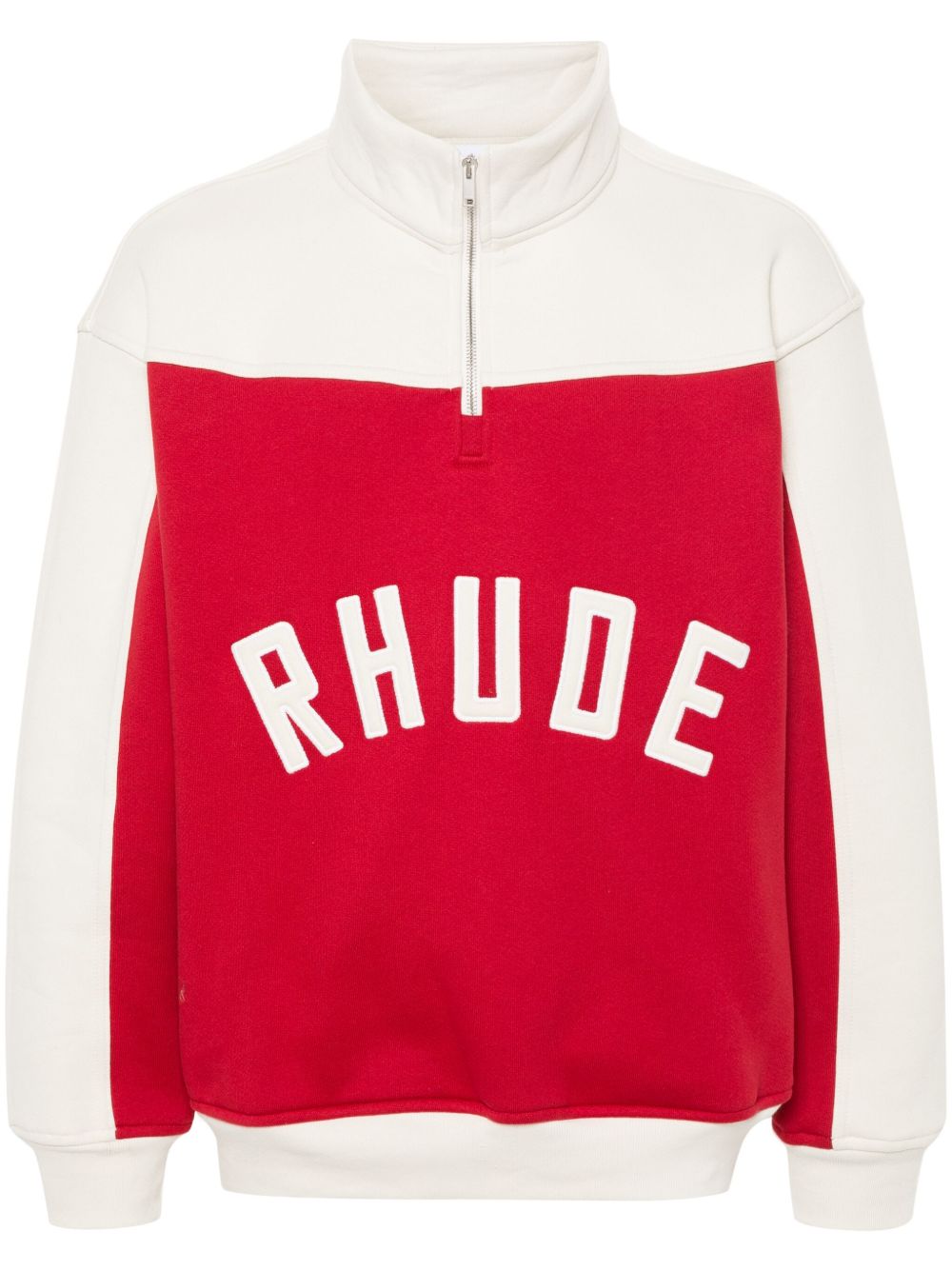 RHUDE Contrast Varsity 棉卫衣 - 红色