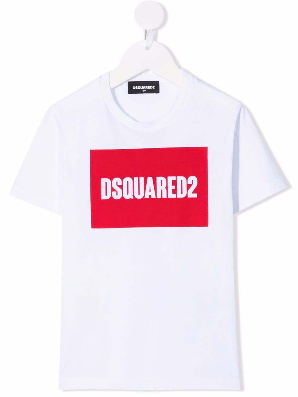 DSQUARED2 KIDS logo印花T恤 - 白色