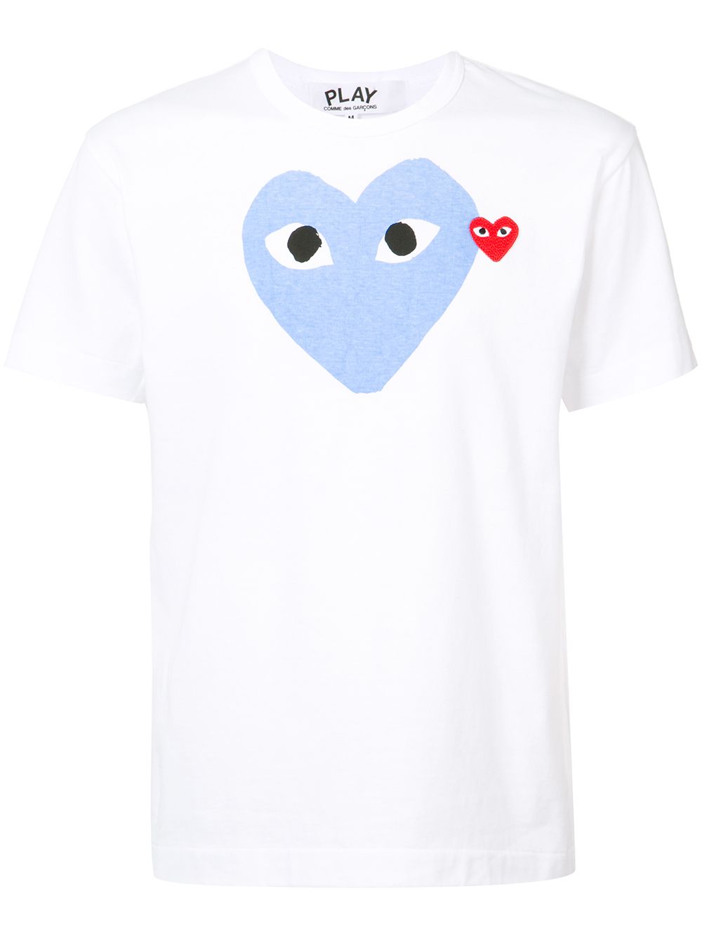 Comme Des Garçons Play 心形印花T恤 - 白色