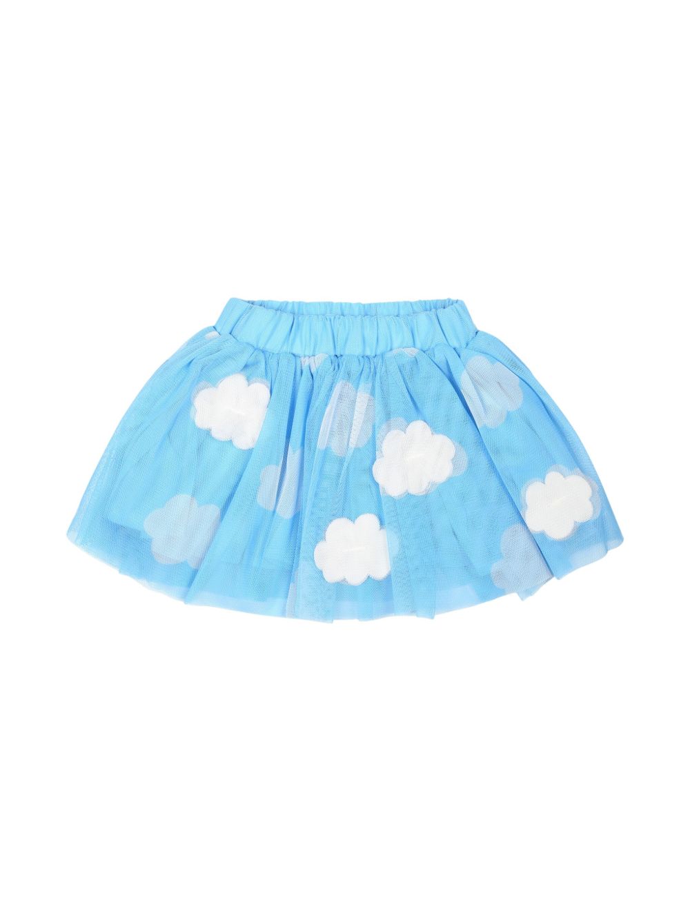 Stella McCartney Kids 云朵图案芭蕾半身裙 - 蓝色