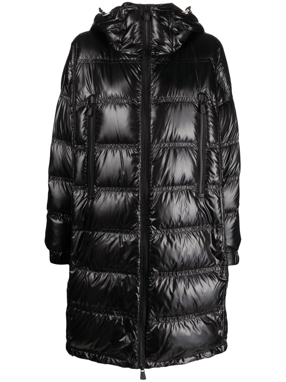 Moncler Grenoble Berry 标贴填充外套 - 黑色