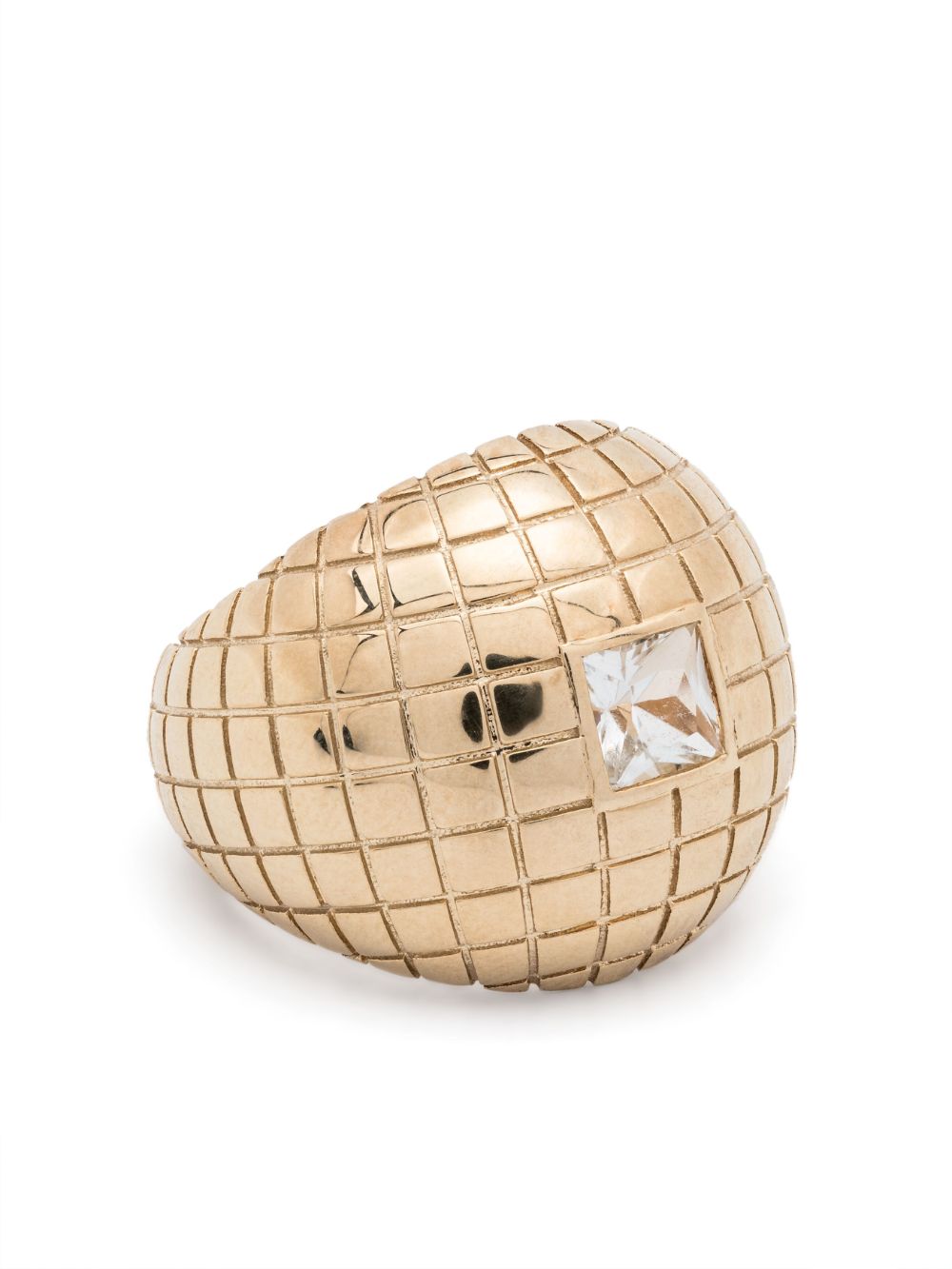 Yvonne Léon Boule Disco 9K黄金戒指 - 金色