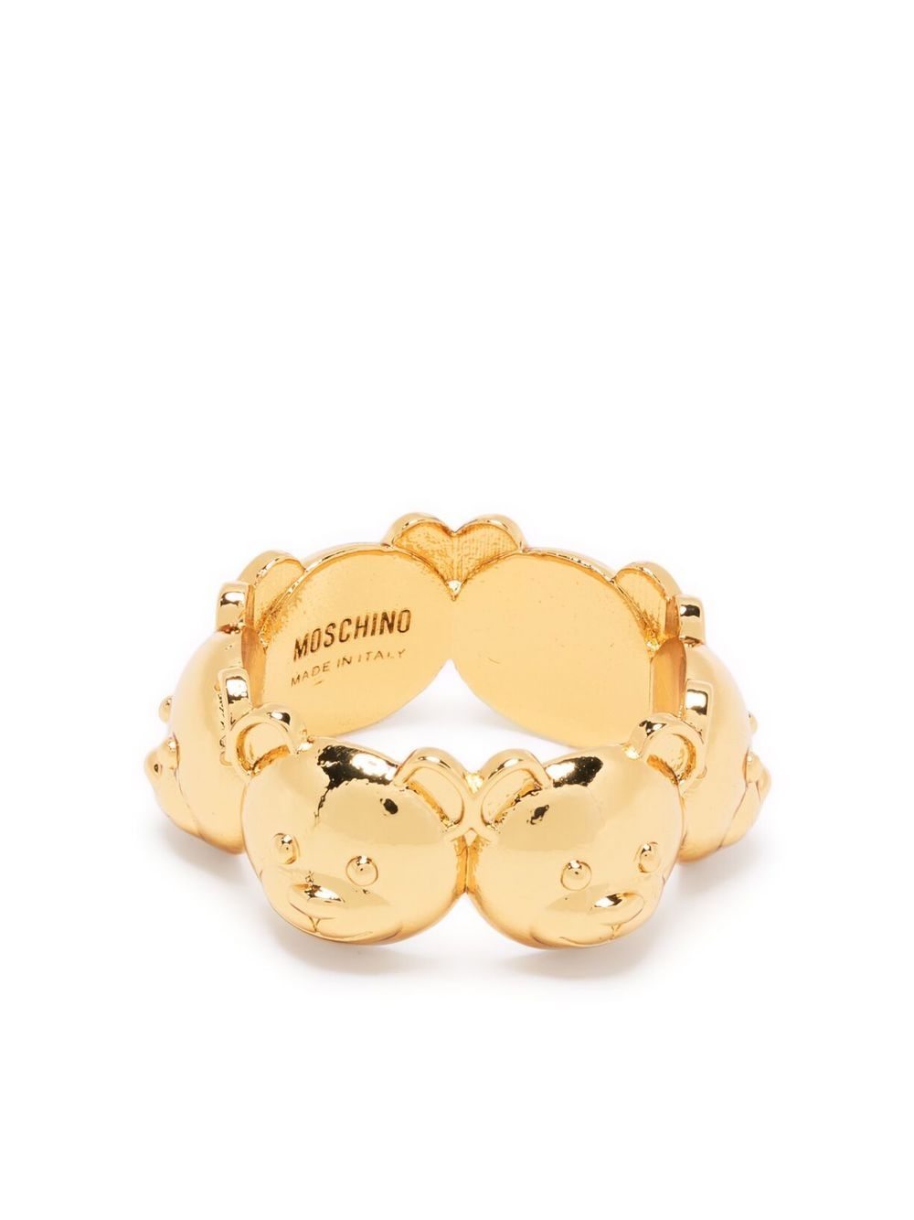 Moschino 莫斯奇诺 Teddy Bear 戒指 - 金色