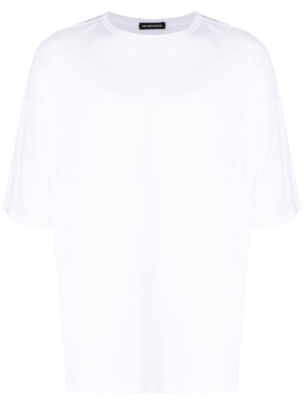 Ann Demeulemeester Dieter 短袖棉T恤 - 白色