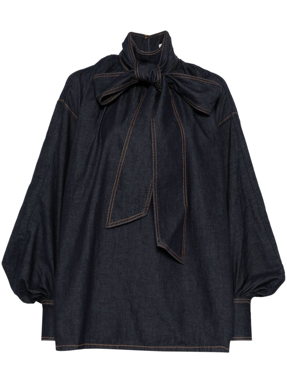 ZIMMERMANN Illustration 牛仔罩衫 - 蓝色