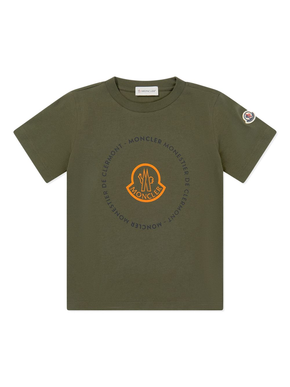 Moncler Enfant logo T恤 - 绿色
