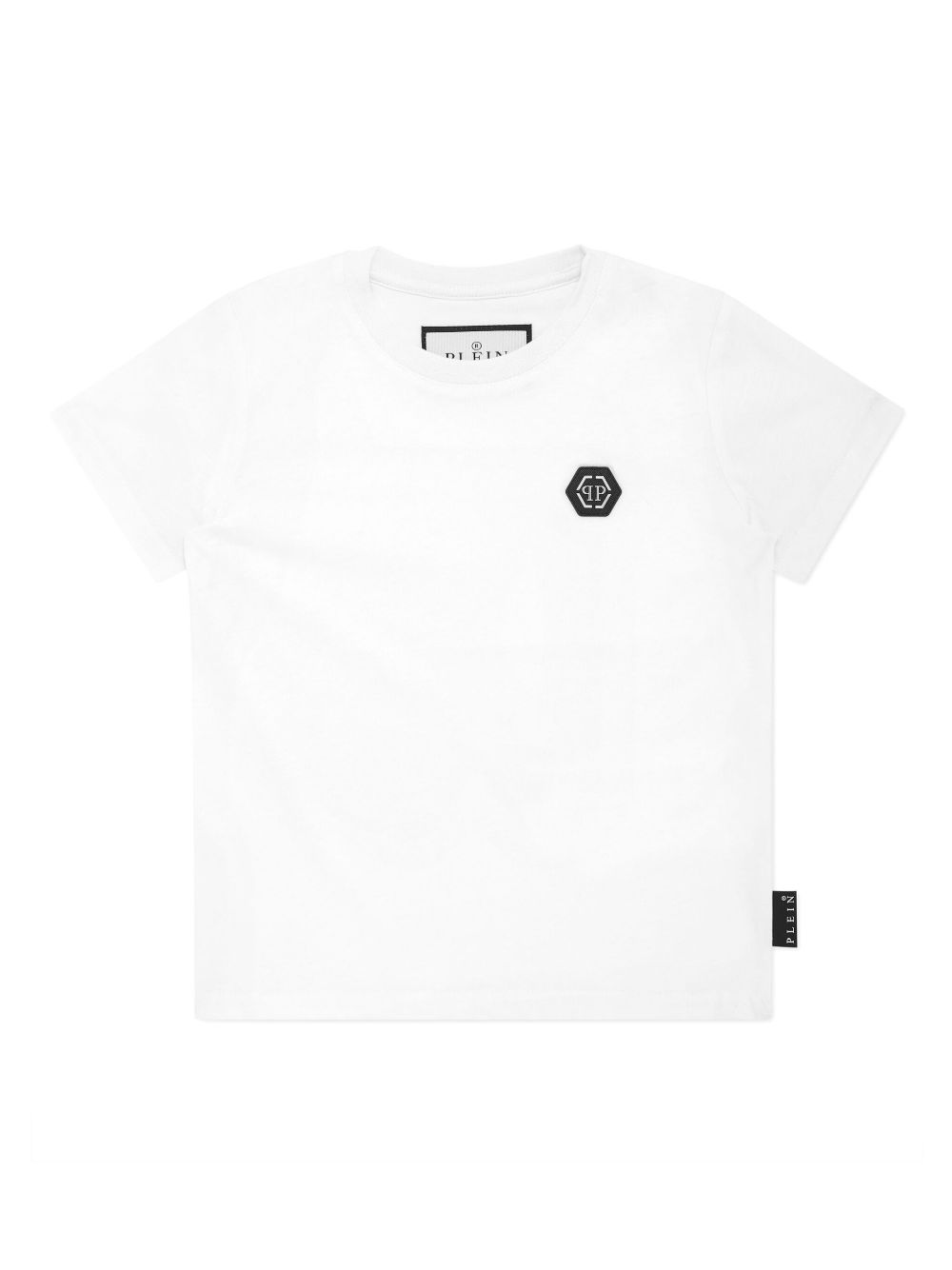 Philipp Plein Junior Gothic Plein T恤 - 白色