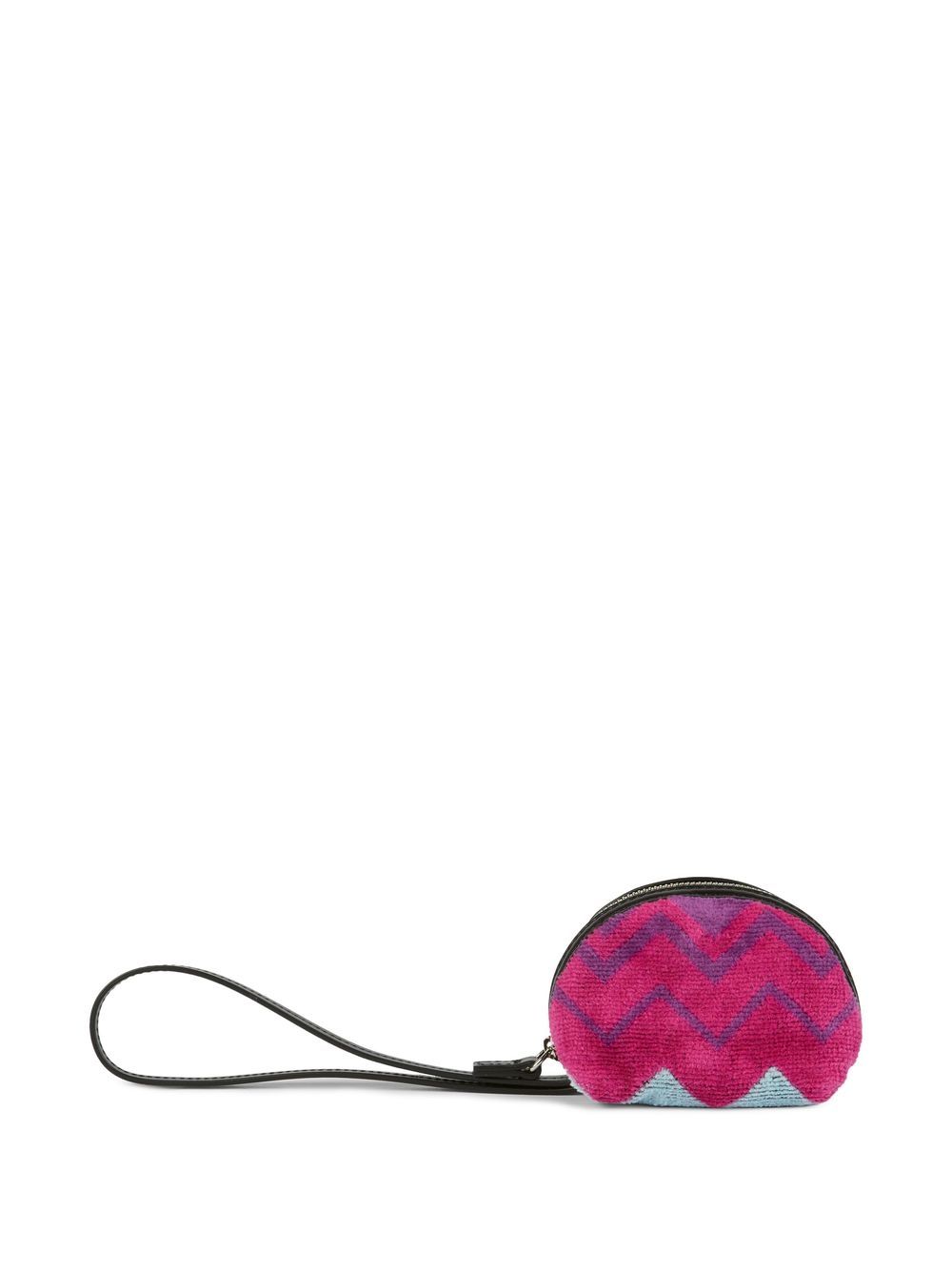 Missoni Home Z字形图案零钱包 - 粉色