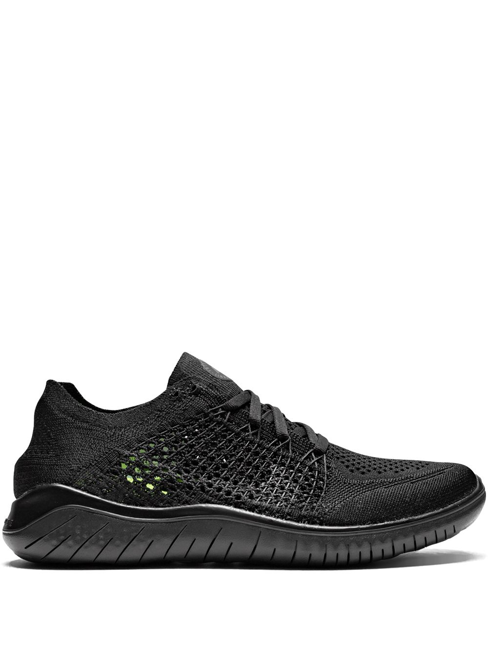 Nike WMNS Nike Free RN Flyknit运动鞋 - 黑色