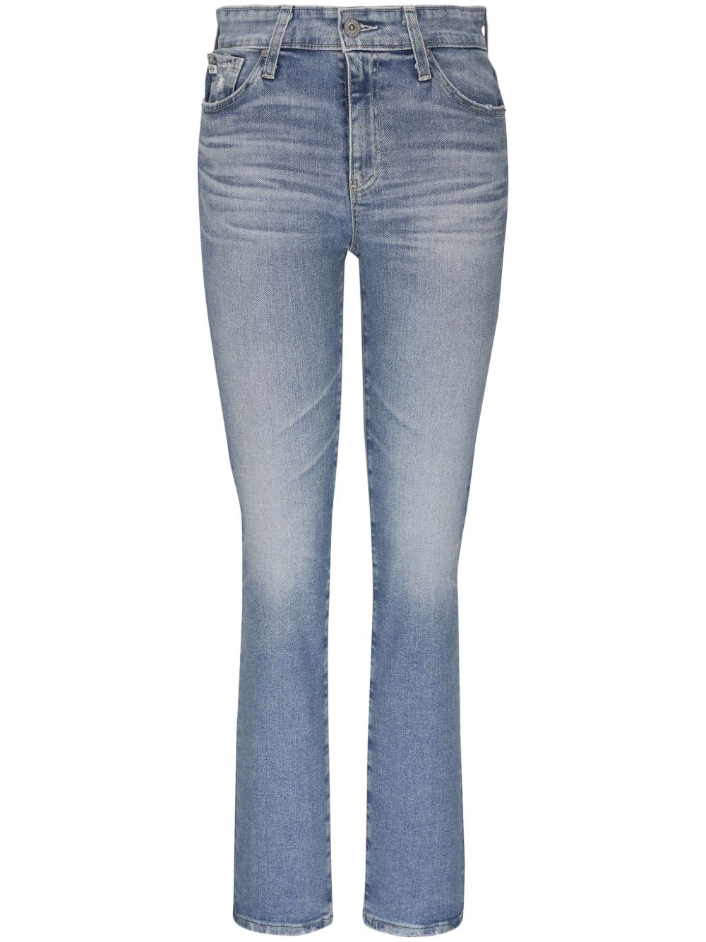 AG Jeans 高腰紧身牛仔裤 - 蓝色