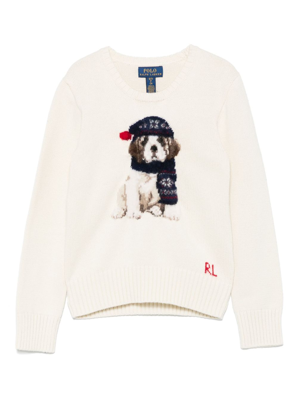 POLO RALPH LAUREN KIDS Dog 毛衣 - 中性色