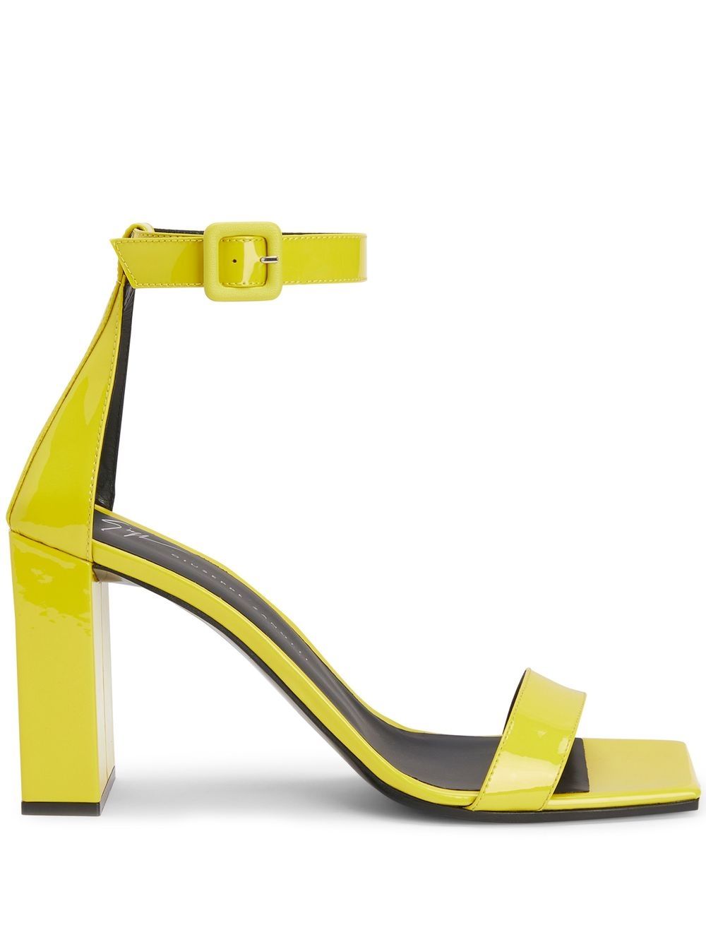 Giuseppe Zanotti Shangay 高跟凉鞋 - 黄色