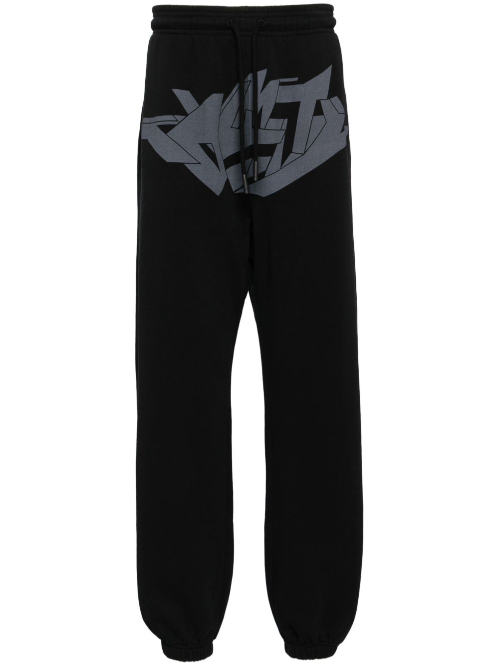 Marcelo Burlon County of Milan 图案印花长裤 - 黑色