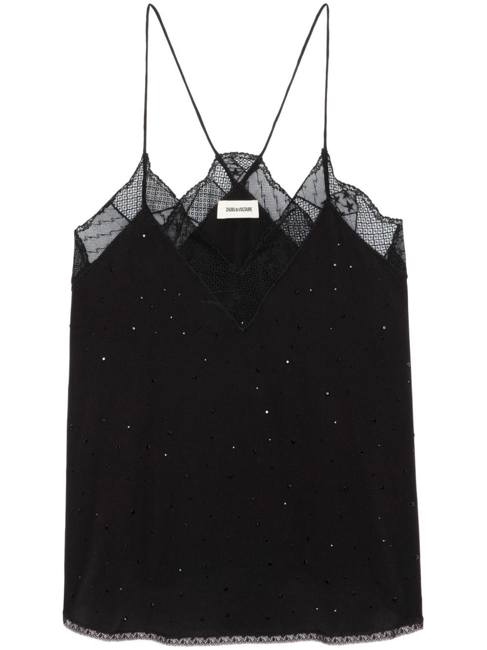 Zadig&Voltaire Christy 真丝上衣 - 黑色