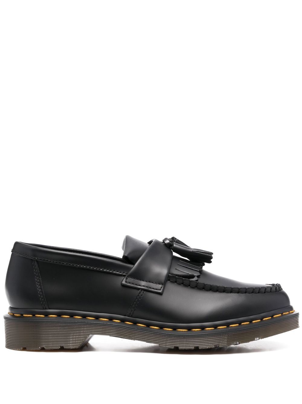 Dr. Martens Adrian 流苏细节乐福鞋 - 黑色